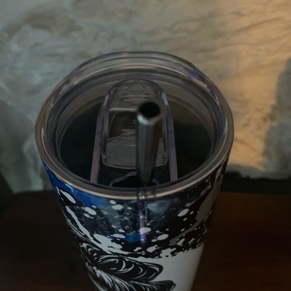 Wrestling 🤼‍♀️ Mom Messy Bun Tumbler 20oz Lid, Straw, Gift Box Included - Picture 5 of 8